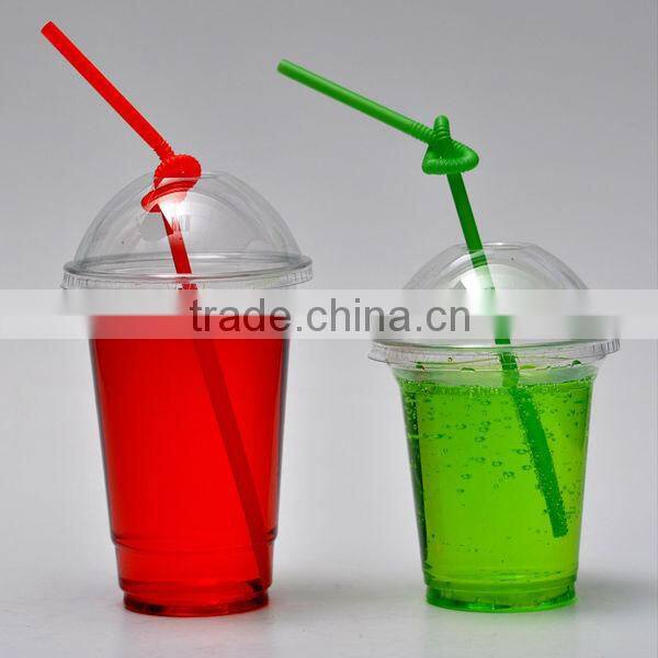 6oz / 12oz / 16oz clear disposable plastic cups with dome lids