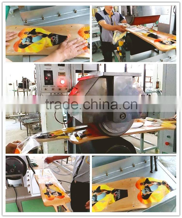 Maple wood skateboard color thermal transfer machine