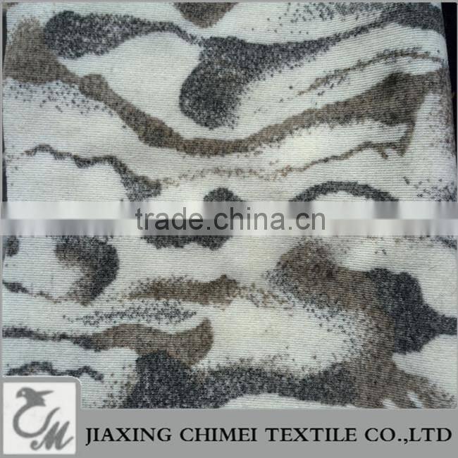 jacquard vest faux fur