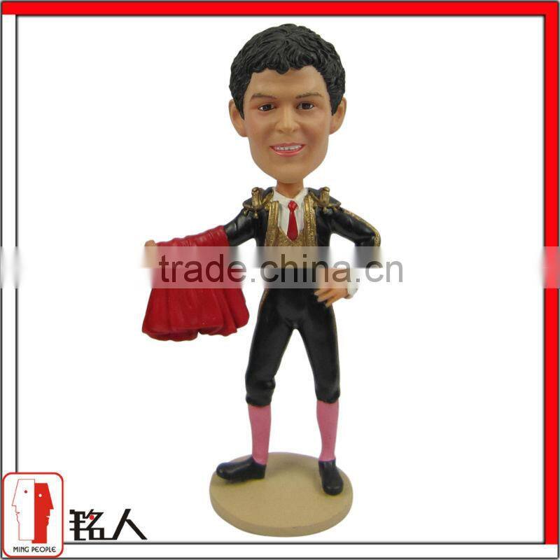 unique bullfight figurine