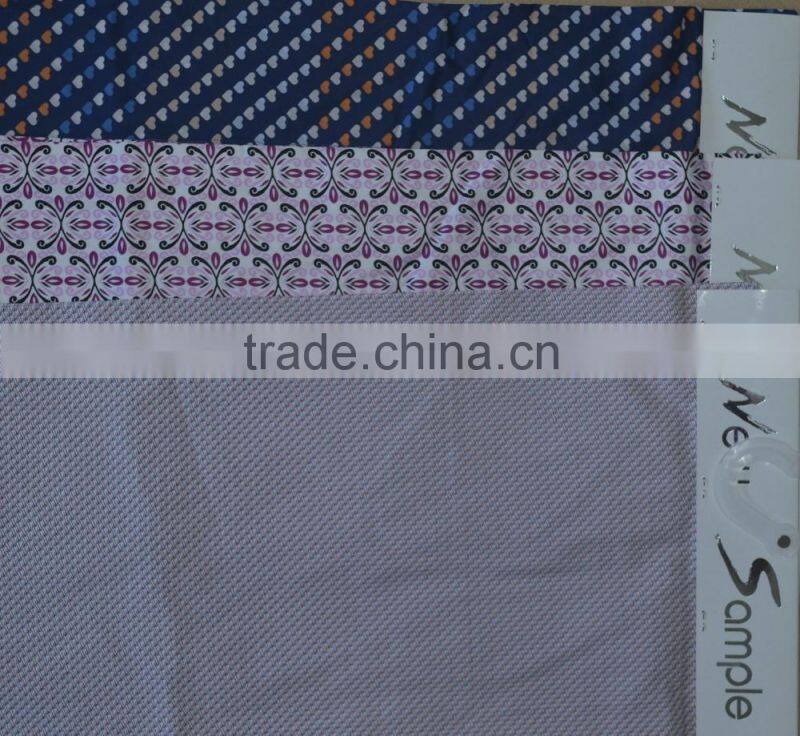 High density Cotton Poplin Print Shirt Liquid Ammonia Fabric