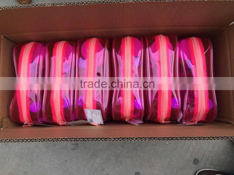 Accept OEM/ODM Toiletry Bag PVC Transparent For Woman