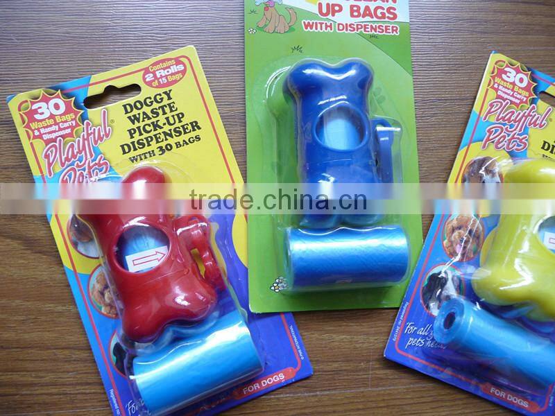 Very useful and cheap bone shape dog waste bag dispenser