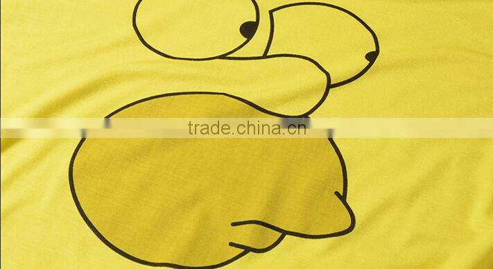 Women's new T-shirt 2015 summer 5 minutes of sleeve printing modal of sexy transparent t shirt for women