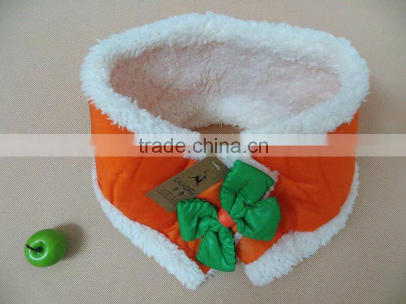 New product high quality winter warm children's lovely scarf with bowknot WJ-650