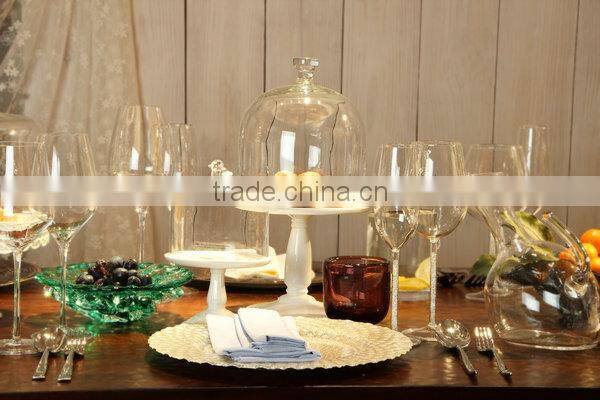 Vintage Art Glass Teal Bowl Blue Dish Ruffled Aqua