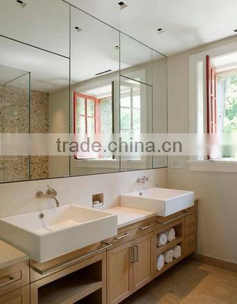 3mm 4mm 5mm Bathroom Mirror Frameless Mirror ,Vanity Mirror ,Bathroom mirror