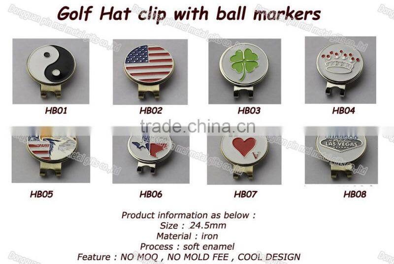 Hot sale magnetic hat clip . cap clip with custom made design