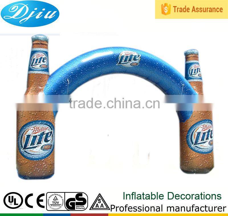 DJ-GG-115 New beer Pillar advertising inflatable arch street board decor outdoor