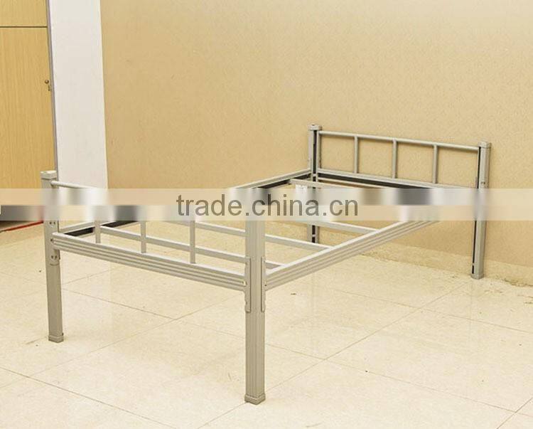 Convenient single metal folded bed