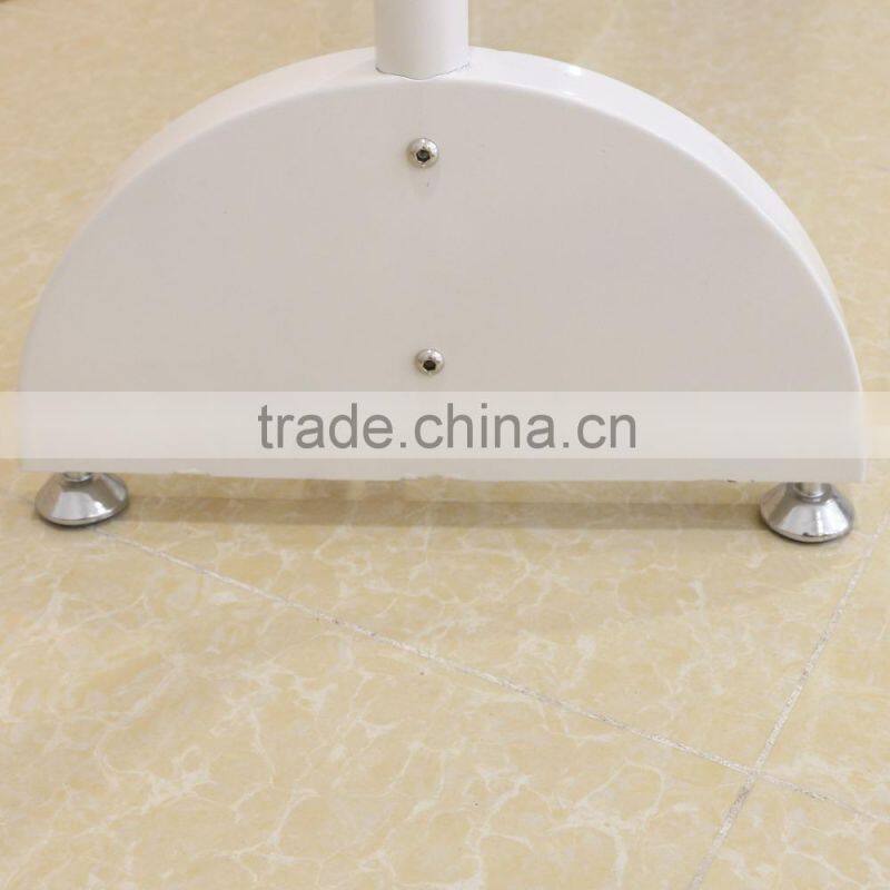 QD-F154 Elegant metal floor standing clothes exhibition display rack