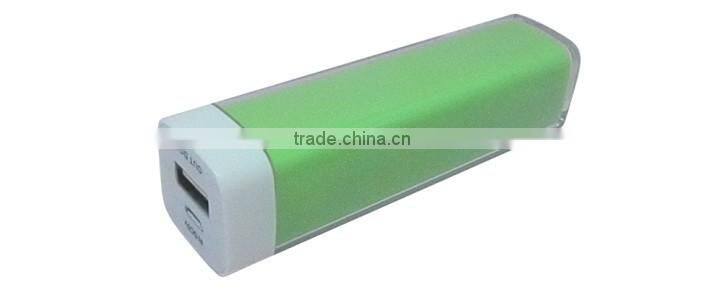 New Lipstick Mobile power bank, 2600mah External Battery Charger Portable power bank for mobile phone