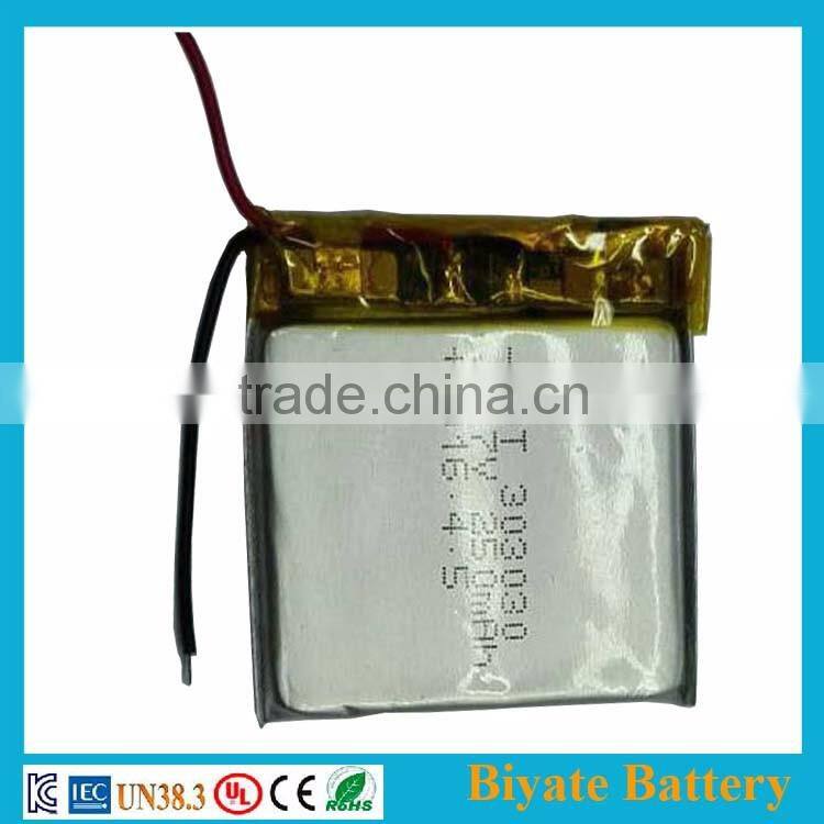 OEM welcome 303030 portable lipo battery 3.7v 250mah rechargeable cell