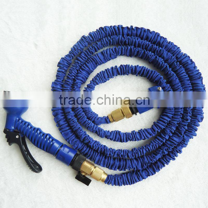magic brass fitting garden water hose with free gun