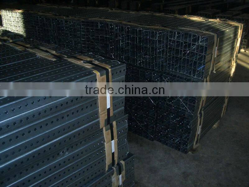 Perforated and Galvanized Traffic Safety Square Sign Posts