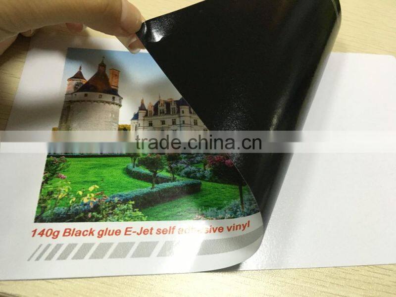 140g glossy waterproof vinyl adhesive film