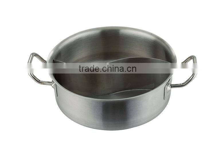 120L big size high quality rust resistance stainless steel commerical kitchen cooking pot with double-ply bottom 2015 best sale