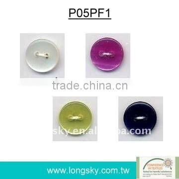 (#P1292-07) eco friendly customized fashion designer colourful round resin clothing button