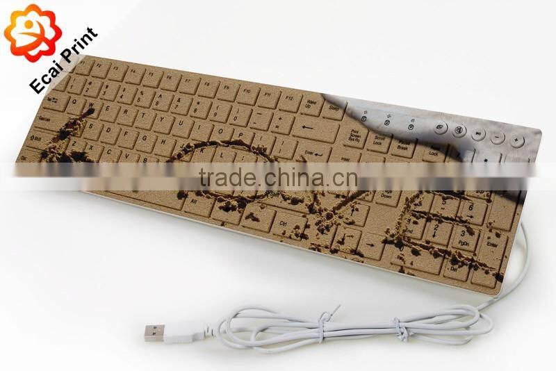 2016 hot sale custom digital printing keyboard
