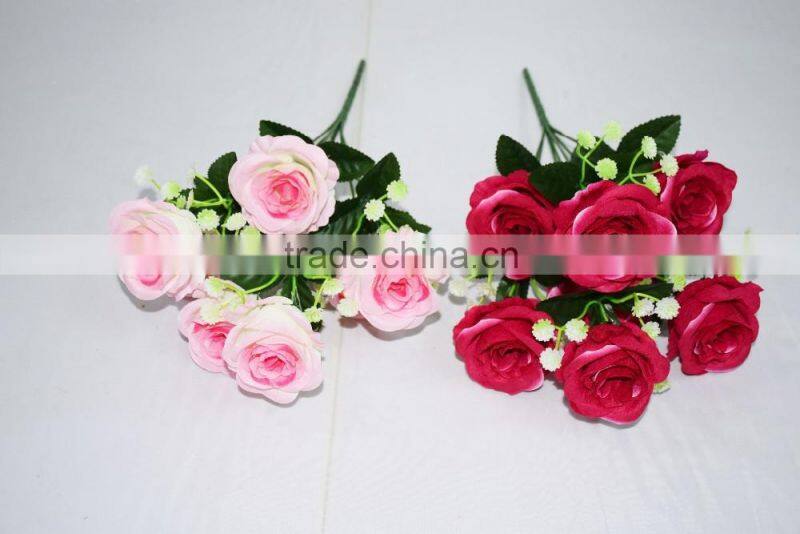 table Decor Wedding Party Rose Garden Decoration Artificial Valentine bulk Silk Flower