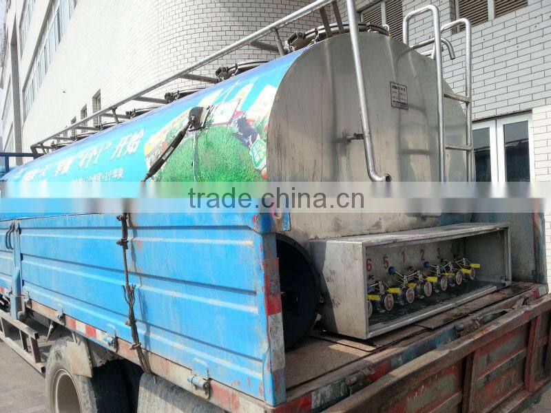 Fresh milk transport vessel