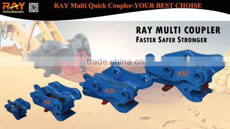 Hydraulic faster multi coupler for quick connection