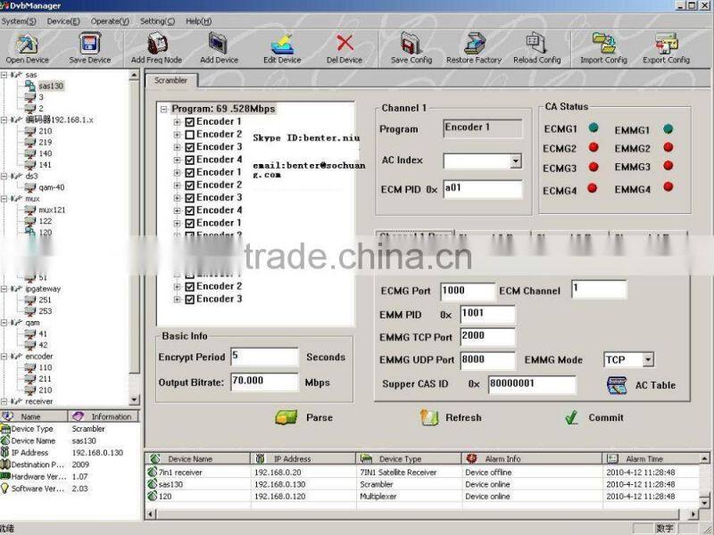 sc3101 sc-3101 asi scrambler(ASI in and ASI out)