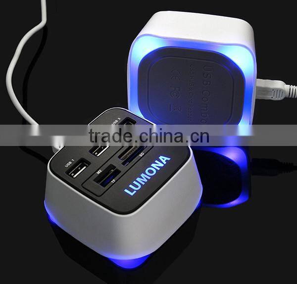 USB 3 Ports Combos with MS M2 SD/MMC TF Card Readers