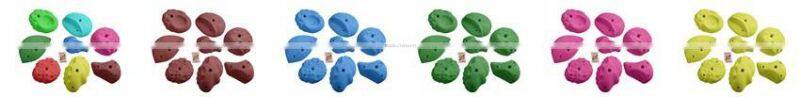 Mixed Rock Climbing Training Holds (8 pcs Pack)