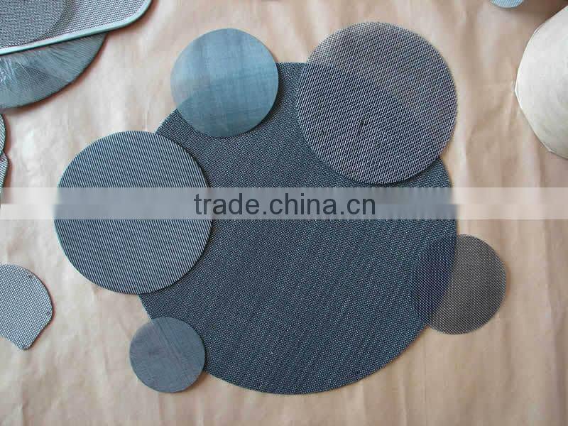 small round stainless steel mesh panel