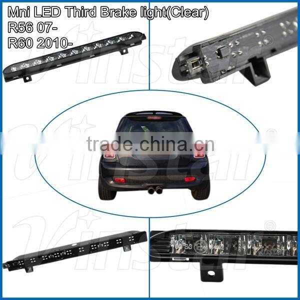 Mini LED Rally Light Mini R50 third brake light Mini R55 LED Fog light Mini LED Headlight F55 F56 with CE & E-mark