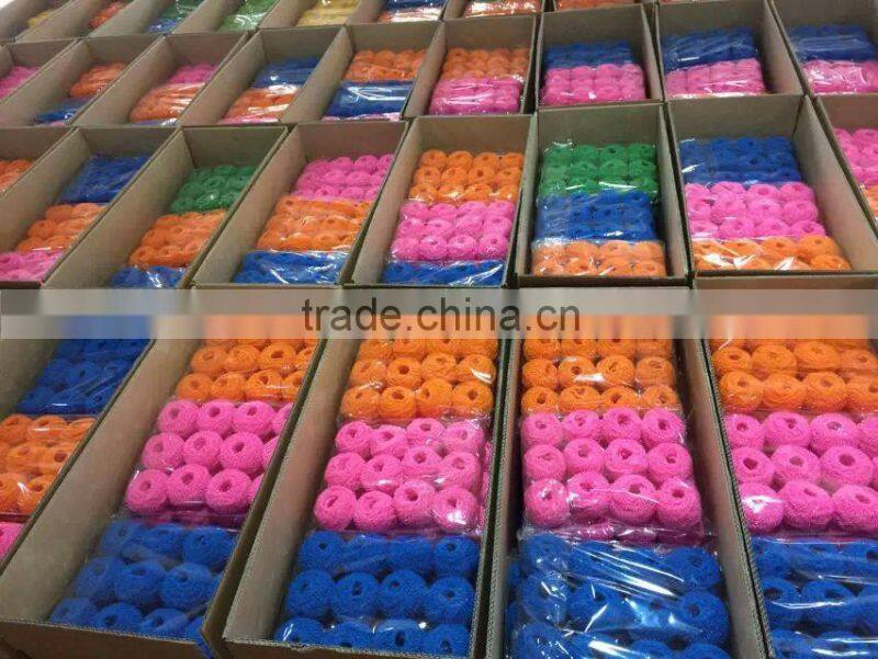 Muti-purpose new product Polyester fiber scourer Household cleaning item