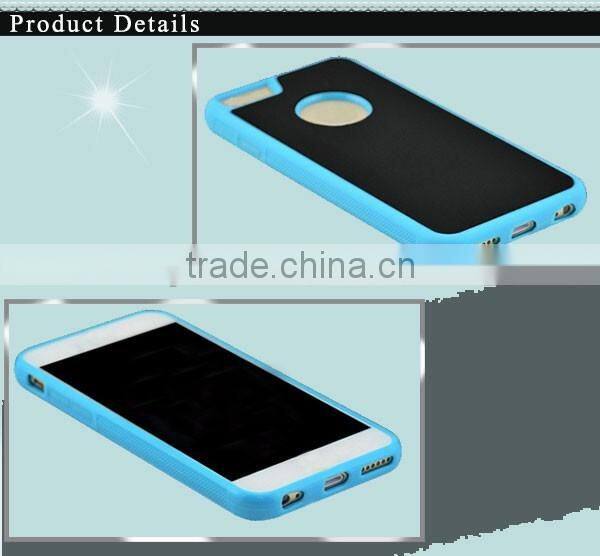 Anti-gravity Magical Sticky PC Case with TPU Border for iPhone 6 Plus/6S Plus (5.5")