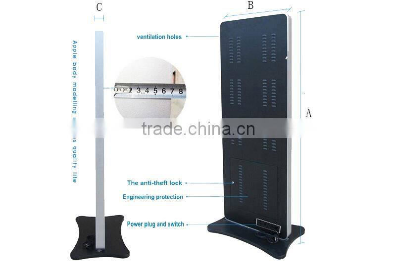 Best Advertising Windows System 42 inch LCD Touch Screen Advertising Digital Signage with built in software