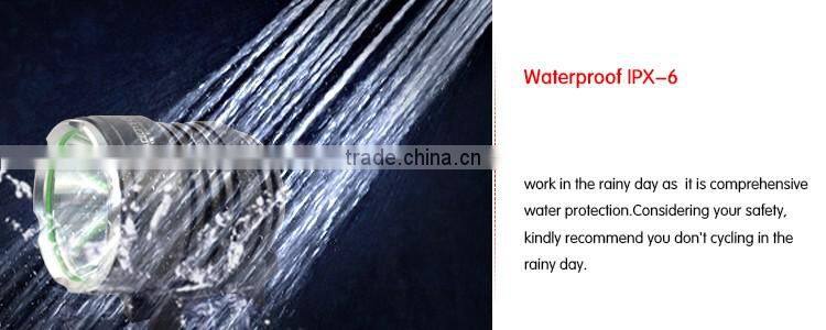 CE Certification customizable XM-L2 1000lm 7.4V 12V anti-glare Riding bike light for outdoors