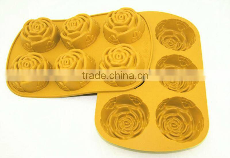 non stick decorative bakery disposable silicone cupcake tray