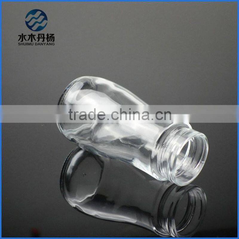 Glass spice shaker bottle glass spice bottles Glass bottles for pepper/spice with screw caps