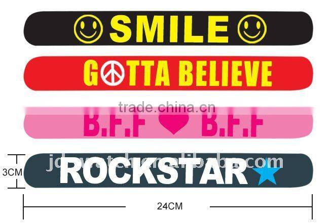2011 hot new and stylish fashion slap wirstband /snap watchband