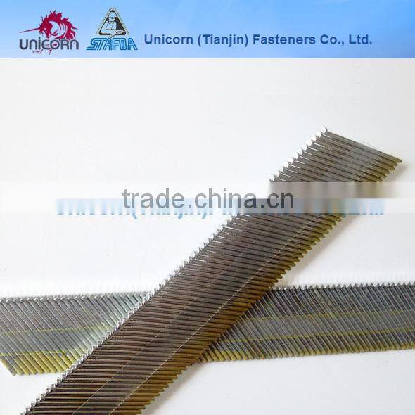 15GA DA stainless steel nails,DA21 50mm angle nails