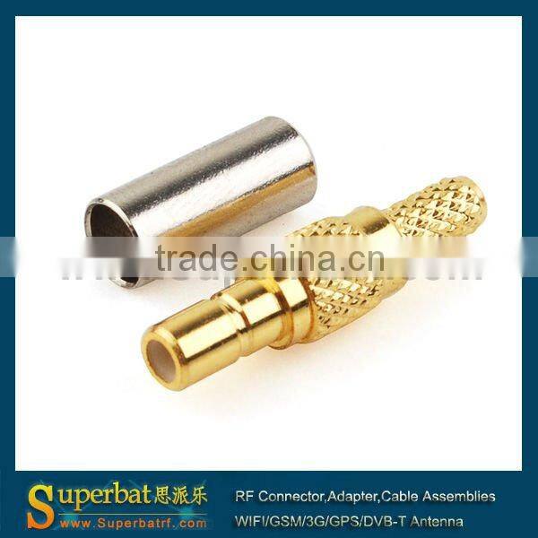 SSMB Crimp Jack connector for LMR100 smb male and female connector