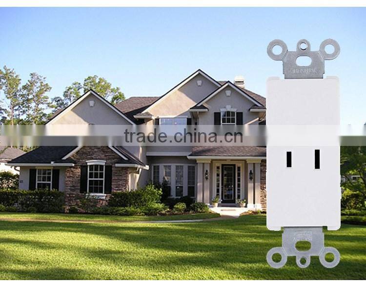UL CUL nema 5-15R Commerical grade self grounding lighting single receptacle