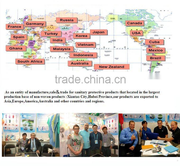 CE,ISO, FDA lightweight non woven disposable visiting isolation gowns