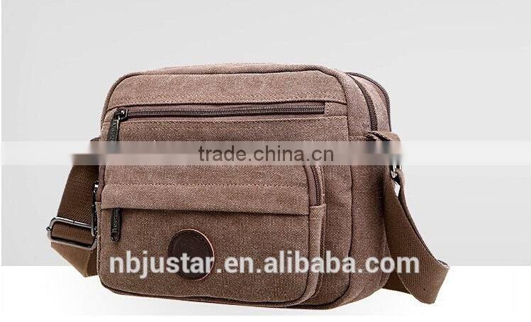 Hot Sell Stylish High Grade Mens Messenger Bag College Student Shoulder Bag