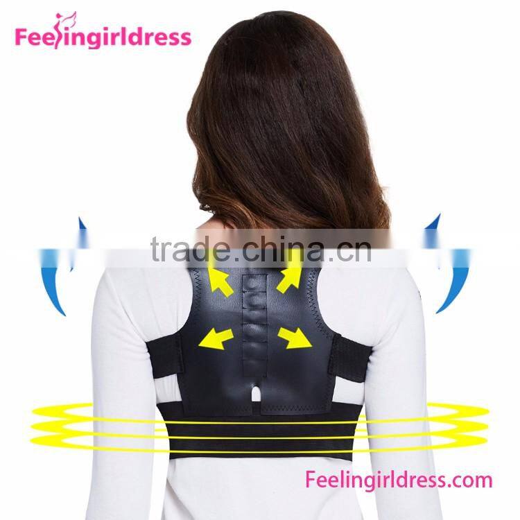 Free sample medical thermal back support waist belt for back pain