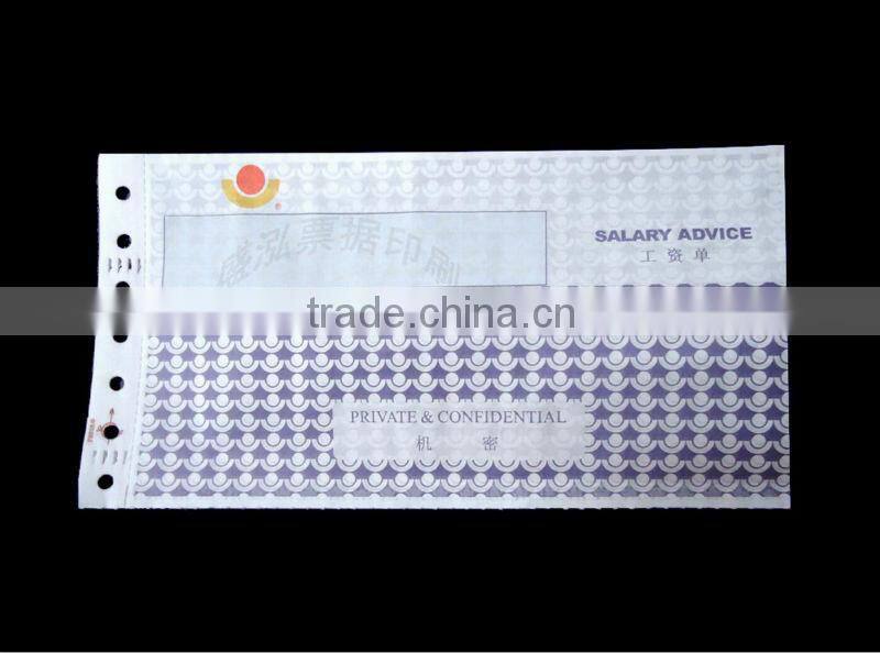 Payslip printing paper in China alibaba
