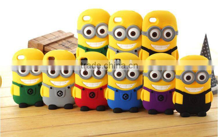 Hot selling soft silicon 3D cartoon case for samsung s5 case