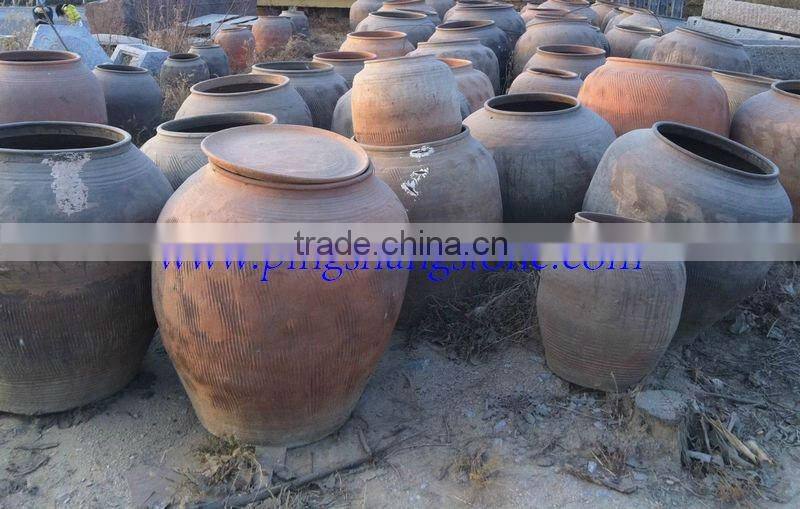 large clay flower pot