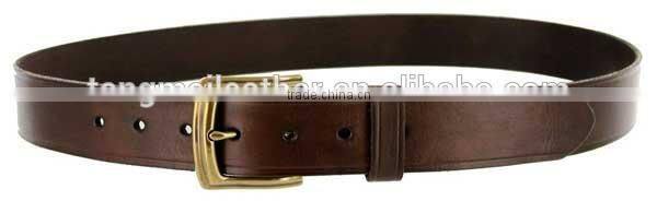 Men's Cowhide Leather Work Uniform Belt Factory