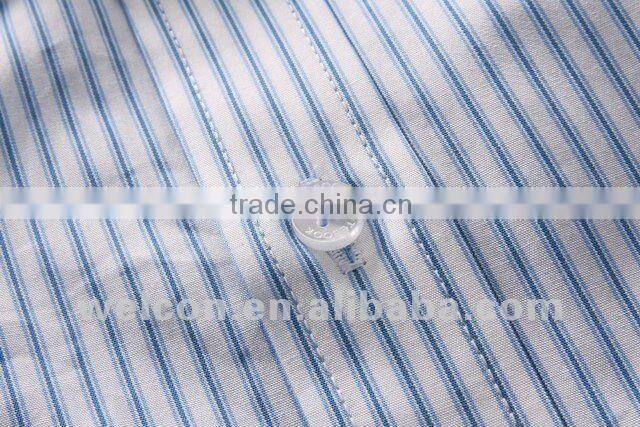 classic long sleeve 2012 latest brand design blue stripe slim fit 100% cotton business formal dress shirts for men