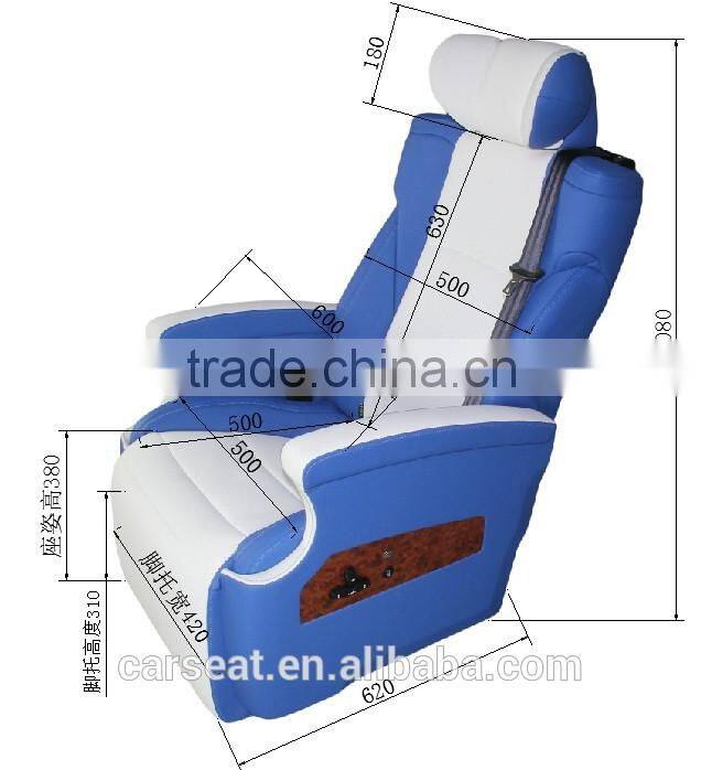 Single electric auto seat/luxury car seat for kinds of MPV with CCC standard